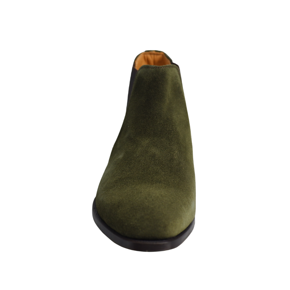 Shop Handmade Italian Suede Chelsea Boot in Olive (940) or browse our range of hand-made Italian boots for men in leather or suede in-store at Aliverti Durban or Cape Town, or shop online. We deliver in South Africa & offer multiple payment plans as well as accept multiple safe & secure payment methods.