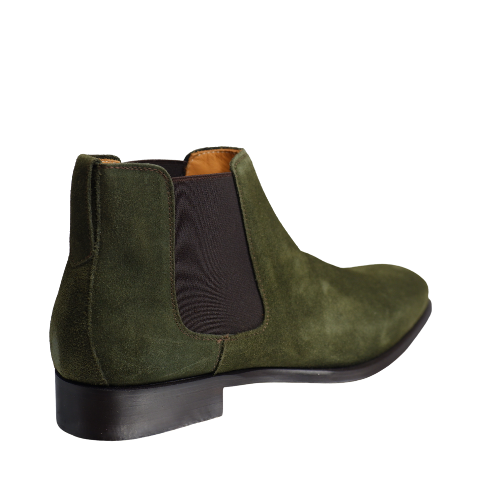 Chelsea boots olive deals green