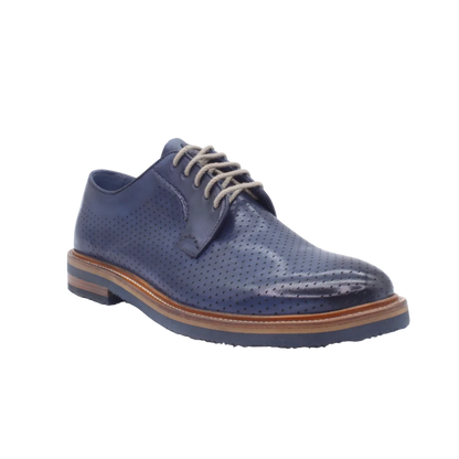 Shop Handmade Italian leather derby lace-up in blue (8652) or browse our range of hand-made Italian derbys for men in leather or suede in-store at Aliverti Durban or Cape Town, or shop online. We deliver in South Africa & offer multiple payment plans as well as accept multiple safe & secure payment methods.