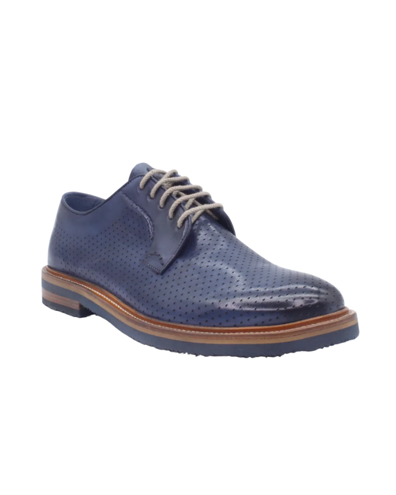 Shop Handmade Italian leather derby lace-up in blue (8652) or browse our range of hand-made Italian derbys for men in leather or suede in-store at Aliverti Durban or Cape Town, or shop online. We deliver in South Africa & offer multiple payment plans as well as accept multiple safe & secure payment methods.