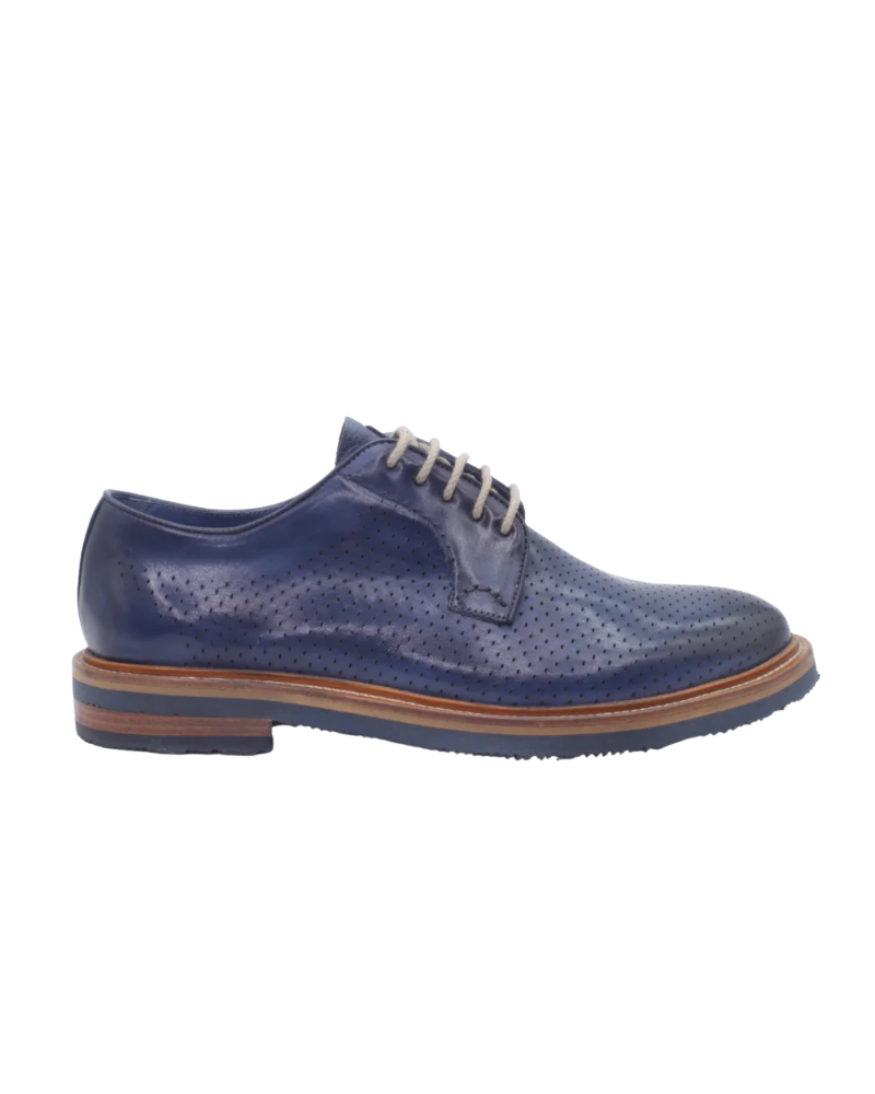 Shop Handmade Italian leather derby lace-up in blue (8652) or browse our range of hand-made Italian derbys for men in leather or suede in-store at Aliverti Durban or Cape Town, or shop online. We deliver in South Africa & offer multiple payment plans as well as accept multiple safe & secure payment methods.