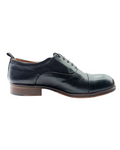 Men's Oxford in Leather Nero Black (GI1014)
