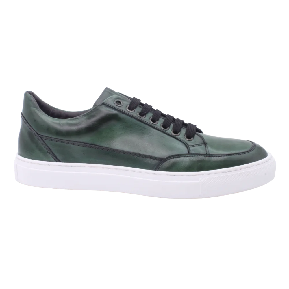Shop Handmade Italian Leather Sneaker in Bottle Green (5082) or browse our range of hand-made Italian sneakers for men in leather or suede in-store at Aliverti Durban or Cape Town, or shop online. We deliver in South Africa & offer multiple payment plans as well as accept multiple safe & secure payment methods.