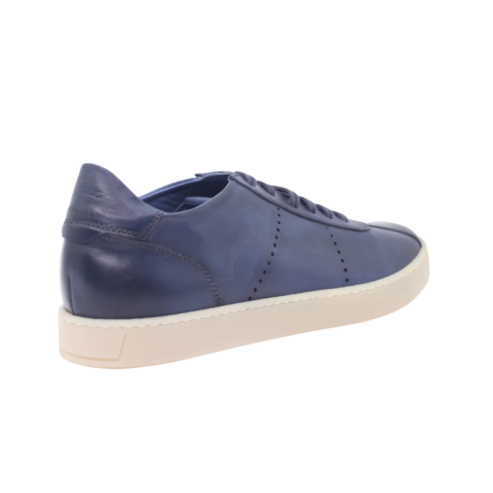 Shop Handmade Italian leather snekaer in blue (10445) or browse our range of hand-made Italian sneakers for men in leather or suede in-store at Aliverti Durban or Cape Town, or shop online. We deliver in South Africa & offer multiple payment plans as well as accept multiple safe & secure payment methods.
