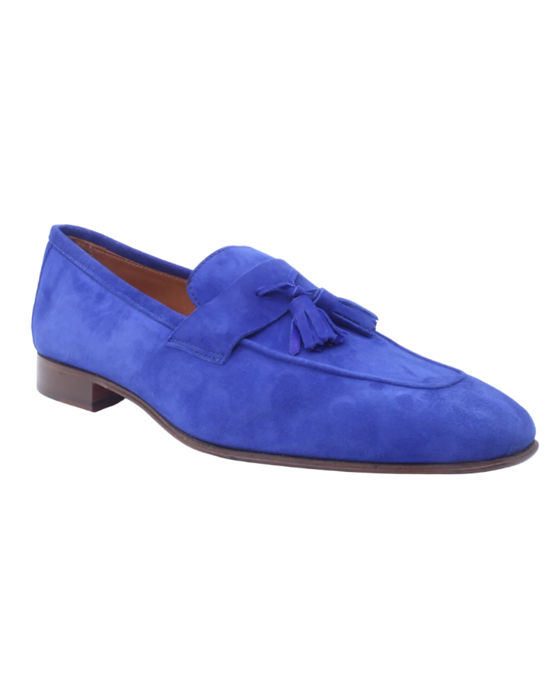 Shop Handmade Italian Leather/Suede Moccasin in Blue (08633) or browse our range of hand-made Italian moccasins for men in leather or suede in-store at Aliverti Durban or Cape Town, or shop online. We deliver in South Africa & offer multiple payment plans as well as accept multiple safe & secure payment methods.