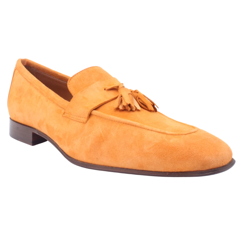 Shop Handmade Italian Leather/Suede Moccasin in Orange (08633) or browse our range of hand-made Italian moccasins for men in leather or suede in-store at Aliverti Durban or Cape Town, or shop online. We deliver in South Africa & offer multiple payment plans as well as accept multiple safe & secure payment methods.