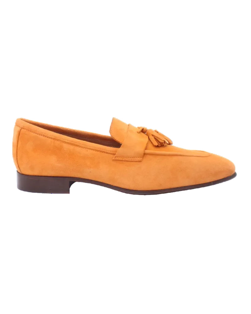 Shop Handmade Italian Leather/Suede Moccasin in Orange (08633) or browse our range of hand-made Italian moccasins for men in leather or suede in-store at Aliverti Durban or Cape Town, or shop online. We deliver in South Africa & offer multiple payment plans as well as accept multiple safe & secure payment methods.