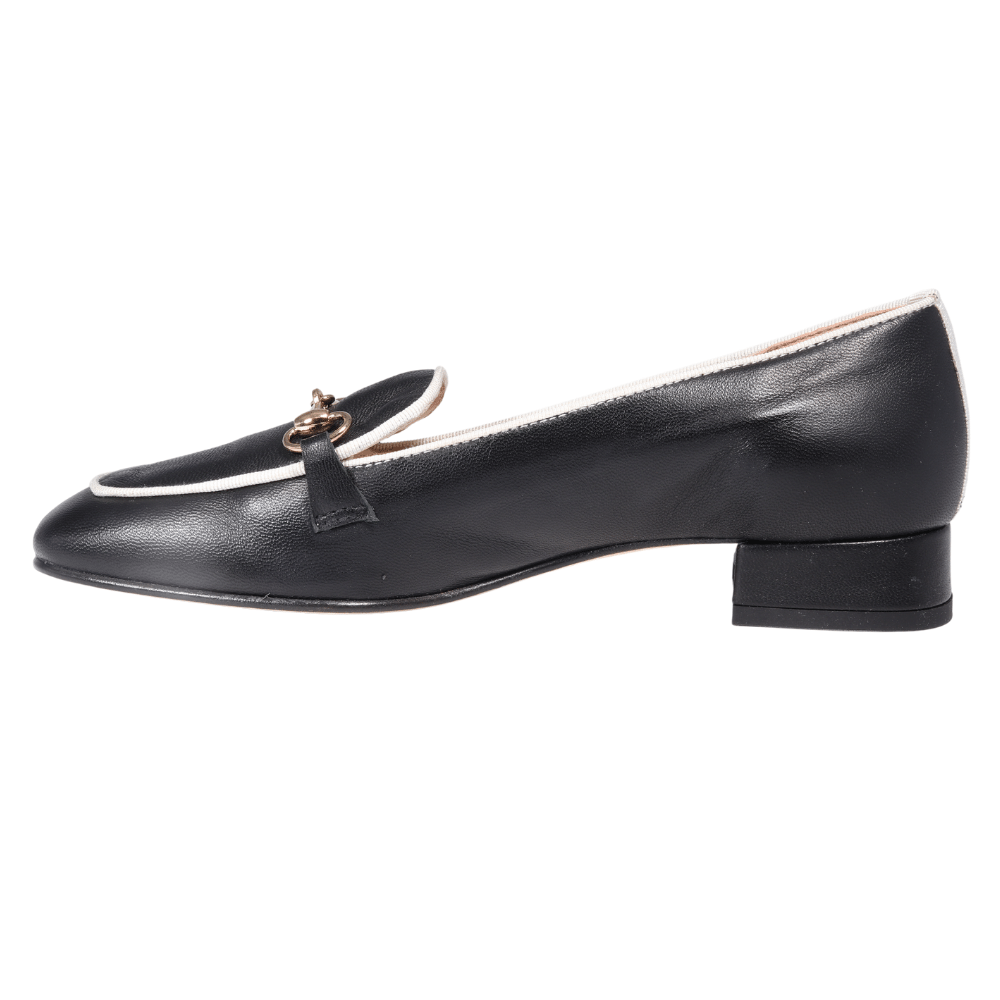 ESE024NER - Ladies Court Heel Black