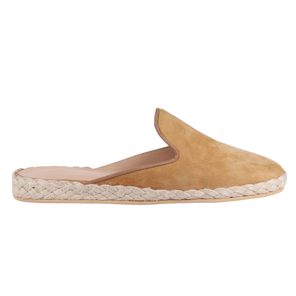 Leather & Suede Summer Slipper in Inca by Aliverti (FESABOT732)