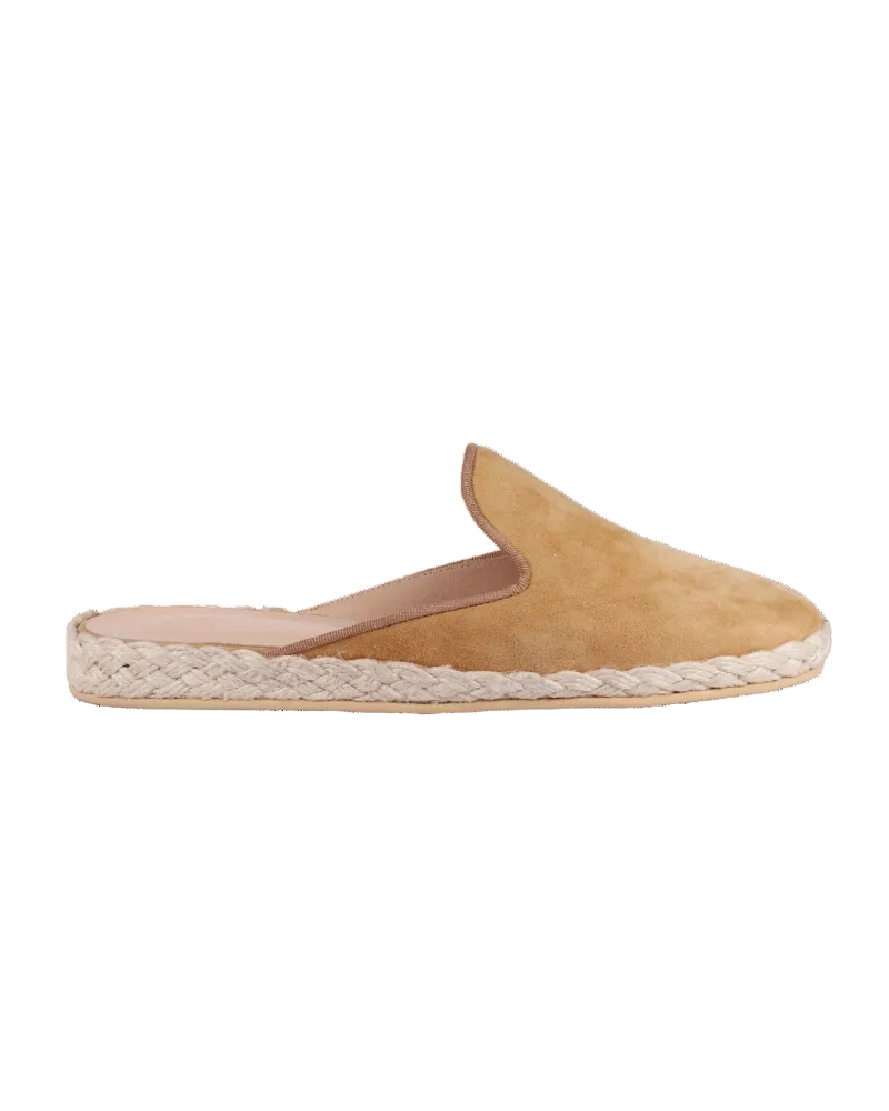 Leather & Suede Summer Slipper in Inca by Aliverti (FESABOT732)