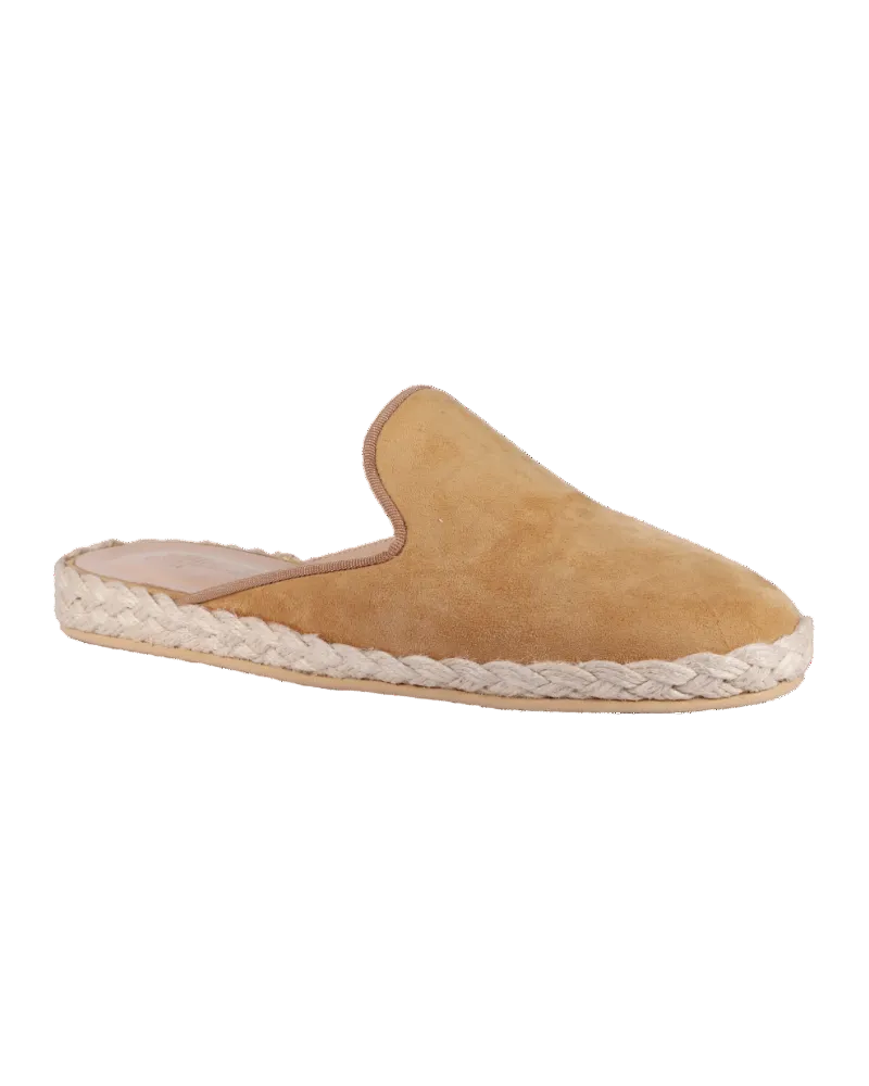 Leather & Suede Summer Slipper in Inca by Aliverti (FESABOT732)