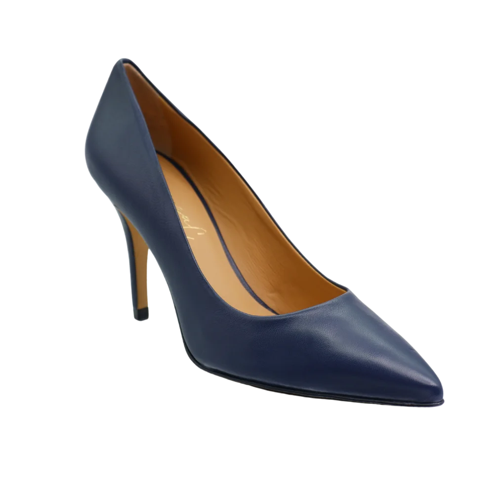 Shop Handmade Italian Leather Court Heel in Blue/Navy (CRB120) or browse our range of hand-made Italian heels for women in leather or suede in-store at Aliverti Durban or Cape Town, or shop online. We deliver in South Africa & offer multiple payment plans as well as accept multiple safe & secure payment methods.