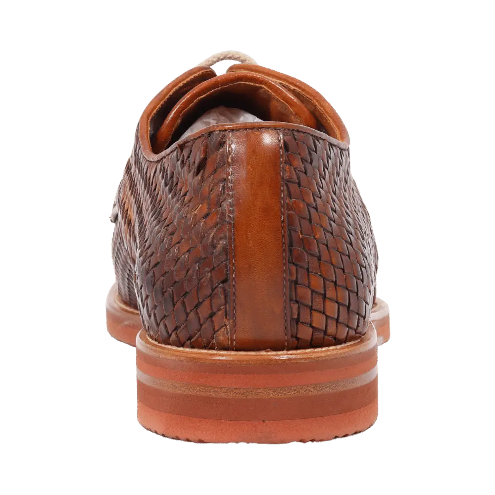 BRU9460 Men's Woven Leather Derby in Siena (BRU9460)