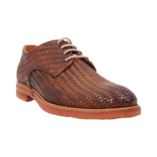 BRU9460 Men's Woven Leather Derby in Siena (BRU9460)