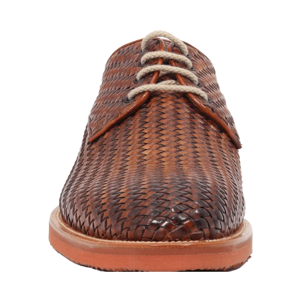 BRU9460 Men's Woven Leather Derby in Siena (BRU9460)
